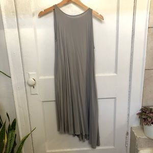 American apparel slate gray dress